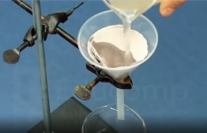 filtering water using cloth